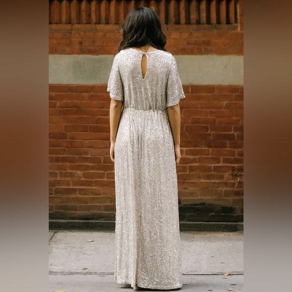 Morning Lavender Celia Sequin Dress - Picture 2 of 7